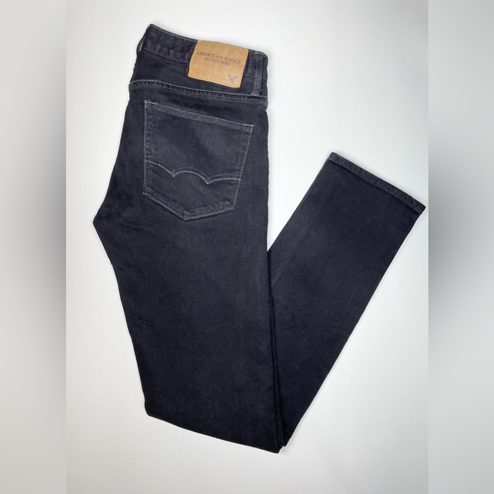American Eagle Men’s Black Skinny Jeans | 28x32